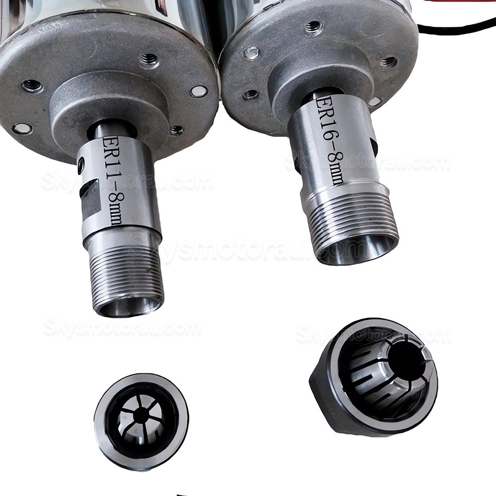 200W Air Cooled CNC Spindle Motor OSP001714 12V24/V 10000RPM ER11/ ER16 Collet for Small Engraving Machine